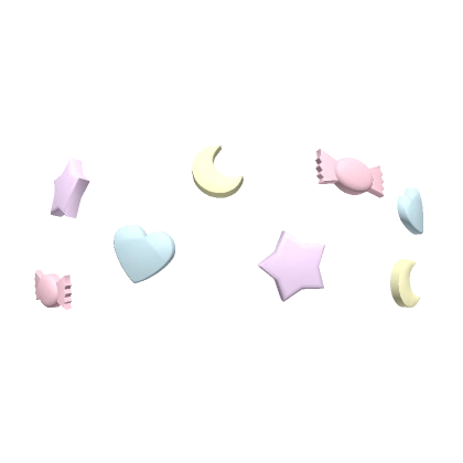 Pastel Candy Decora Clips Pastel Candy Decora Clips