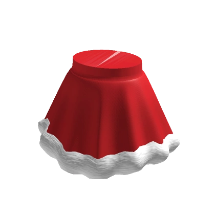 Fluffy Red Christmas Skirt Fluffy Red Christmas Skirt