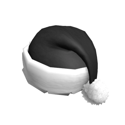 Black Floppy Santa Hat