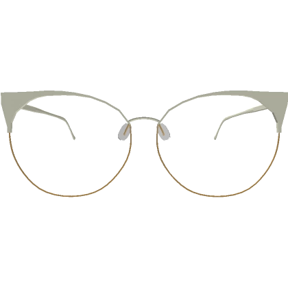 Cute White Cat-Eye Glasses Cute White Cat-Eye Glasses
