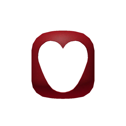 Red Balaclava Heart Cutout 1.0 Red Balaclava Heart Cutout 1.0