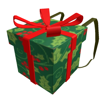 Green Present Backpack Green Present Backpack