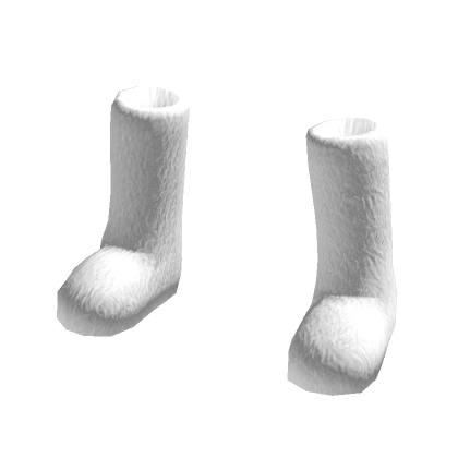 Y2K Fuzzy White Boots Y2K Fuzzy White Boots