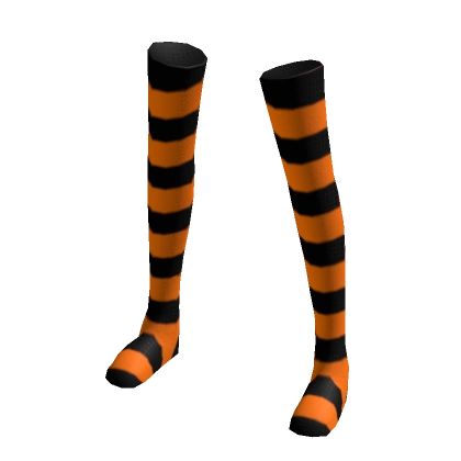 Tight High Orange Striped Leg Warmers Tight High Orange Striped Leg Warmers