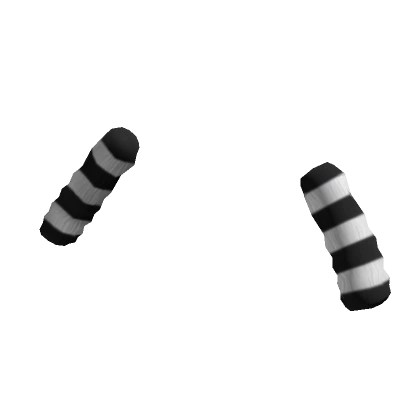 Black & White Fur Arm Warmers Black & White Fur Arm Warmers