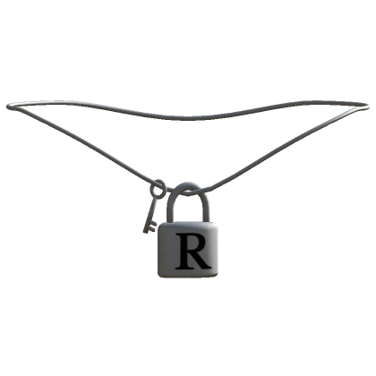 1.0 Silver Key Lock Initial - R