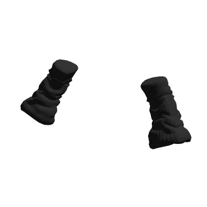 Chunky Black Arm Warmers