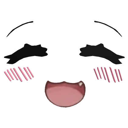  Cat Tooth Anime Face (3D) 
