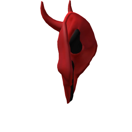 Scary Demonic Red Mask Scary Demonic Red Mask