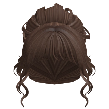 (꽃) Flower Messy Bun - Brown
