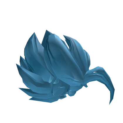 Azure Blue Combined Dance Warrior Hair Azure Blue Combined Dance Warrior Hair