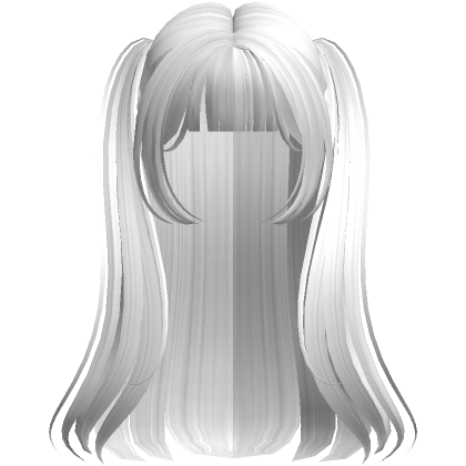 Summertime Anime Half-Up Pigtails (White) Summertime Anime Half-Up Pigtails (White)
