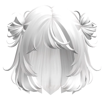 Fluffy Messy Buns(White) Fluffy Messy Buns(White)