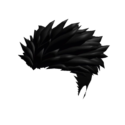 Slick Back Spikey Hair (black) Slick Back Spikey Hair (black)