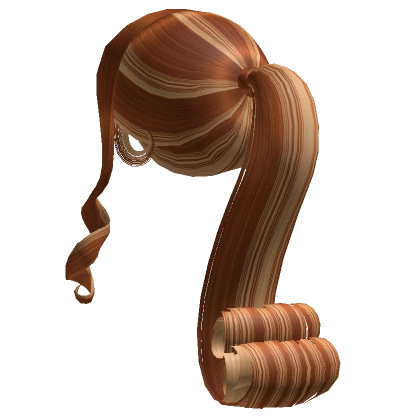 Chai Highlights - Curly Ponytail Chai Highlights - Curly Ponytail