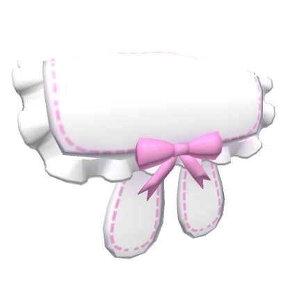 Pink Kawaii Bunny Ruffled Neck Collar Pink Kawaii Bunny Ruffled Neck Collar
