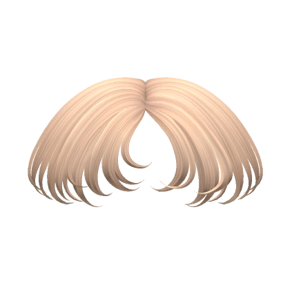 Curled Flance Bangs in Blonde