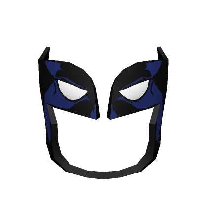 Dark Blue Comic Wolf Mask Dark Blue Comic Wolf Mask