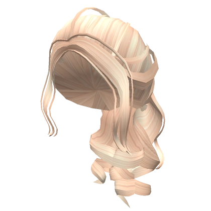 Curly Blonde Preppy Ponytail