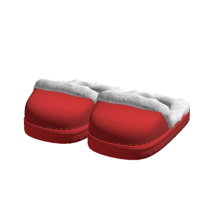 Cozy Winter Slippers - Christmas Santa Red Cozy Winter Slippers - Christmas Santa Red
