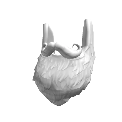 Santa Beard White (Non Layered)