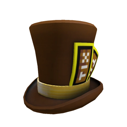 Brown Tix Top Hat Brown Tix Top Hat