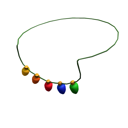 Christmas Lights Necklace