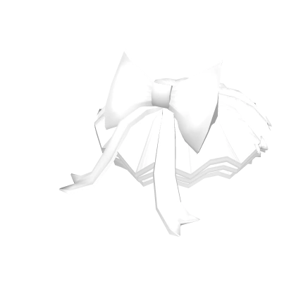 White Bow Tutu Skirt White Bow Tutu Skirt