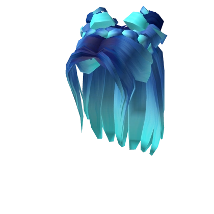 Ocean Ombre Space Bun Braid Ocean Ombre Space Bun Braid