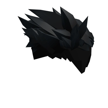 Black Fluffed Hair