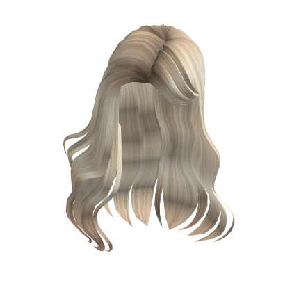 Blonde Fashion Model Side-Part Blonde Fashion Model Side-Part