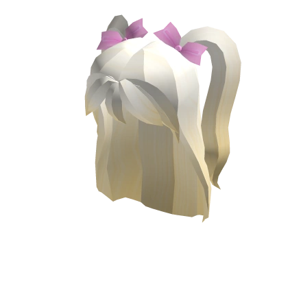 Adorable Blonde Bow Pigtails Version 2 Adorable Blonde Bow Pigtails Version 2