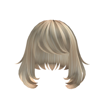 Short Blonde Fluffy Hair