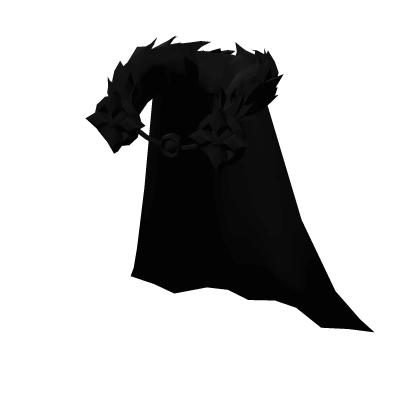 Black Fur Cape
