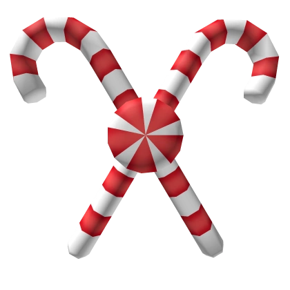 Crossed Candy Cane Crossed Candy Cane