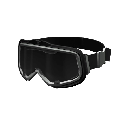 White Techwear Goggles (Lowered) White Techwear Goggles (Lowered)