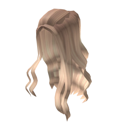 Aesthetic curly half up hair in blonde Aesthetic curly half up hair in blonde
