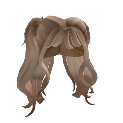 Blonde Flowy Pigtails Blonde Flowy Pigtails