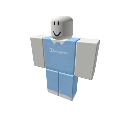 Blue champion with Shoes Blue champion with Shoes