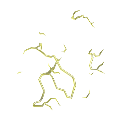 Yellow Lightning Sparkles Aura ⚡️