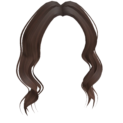 Curly Bangs in Brown Curly Bangs in Brown