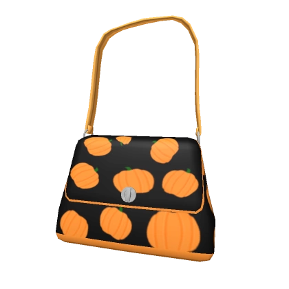 Black Pumpkin Purse (Slim Body)