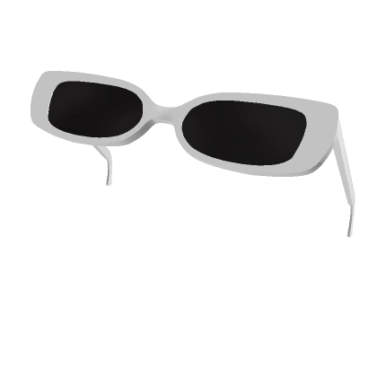 White Raised Sunglasses White Raised Sunglasses