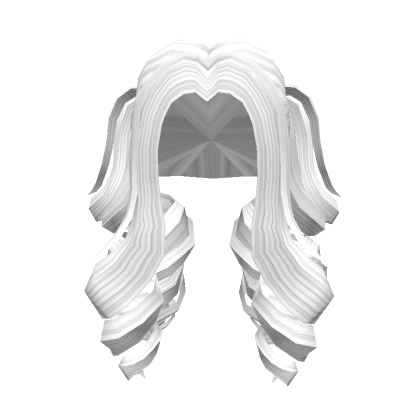 White Twirly Pigtails