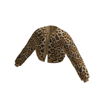 Fluffy Leopard Print Jacket Fluffy Leopard Print Jacket