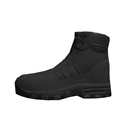 Work Boots - Black - Left Work Boots - Black - Left