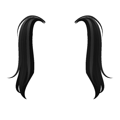 Black Pigtails Extension Black Pigtails Extension