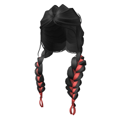 Black Plats With Red Ribbon